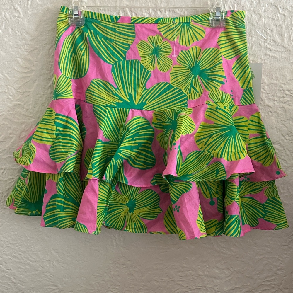 Lilly Pulitzer Deadstock Vintage 2000s White Label Devin Skirt Petal Pushers NWT